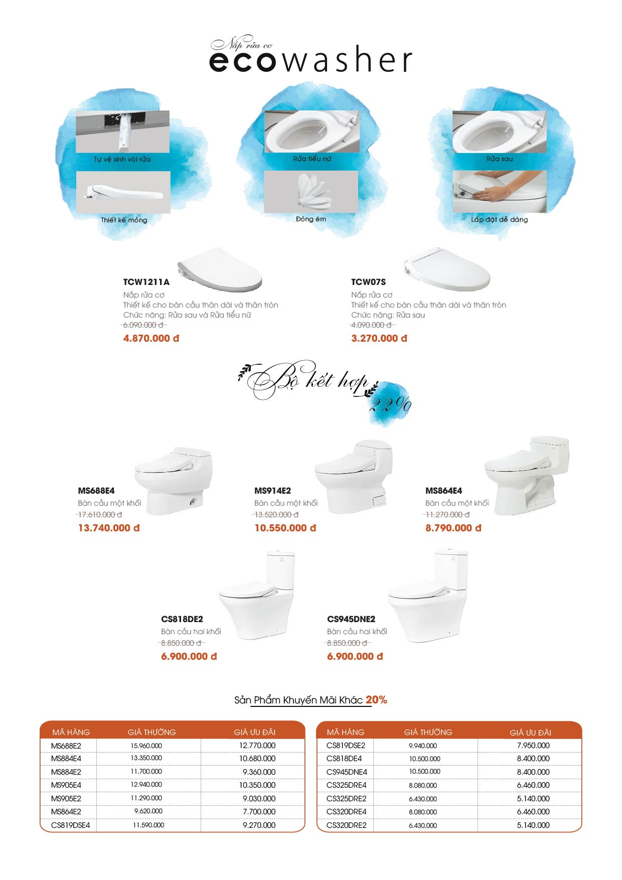 Khuyến mại mùa hè của TOTO 2017