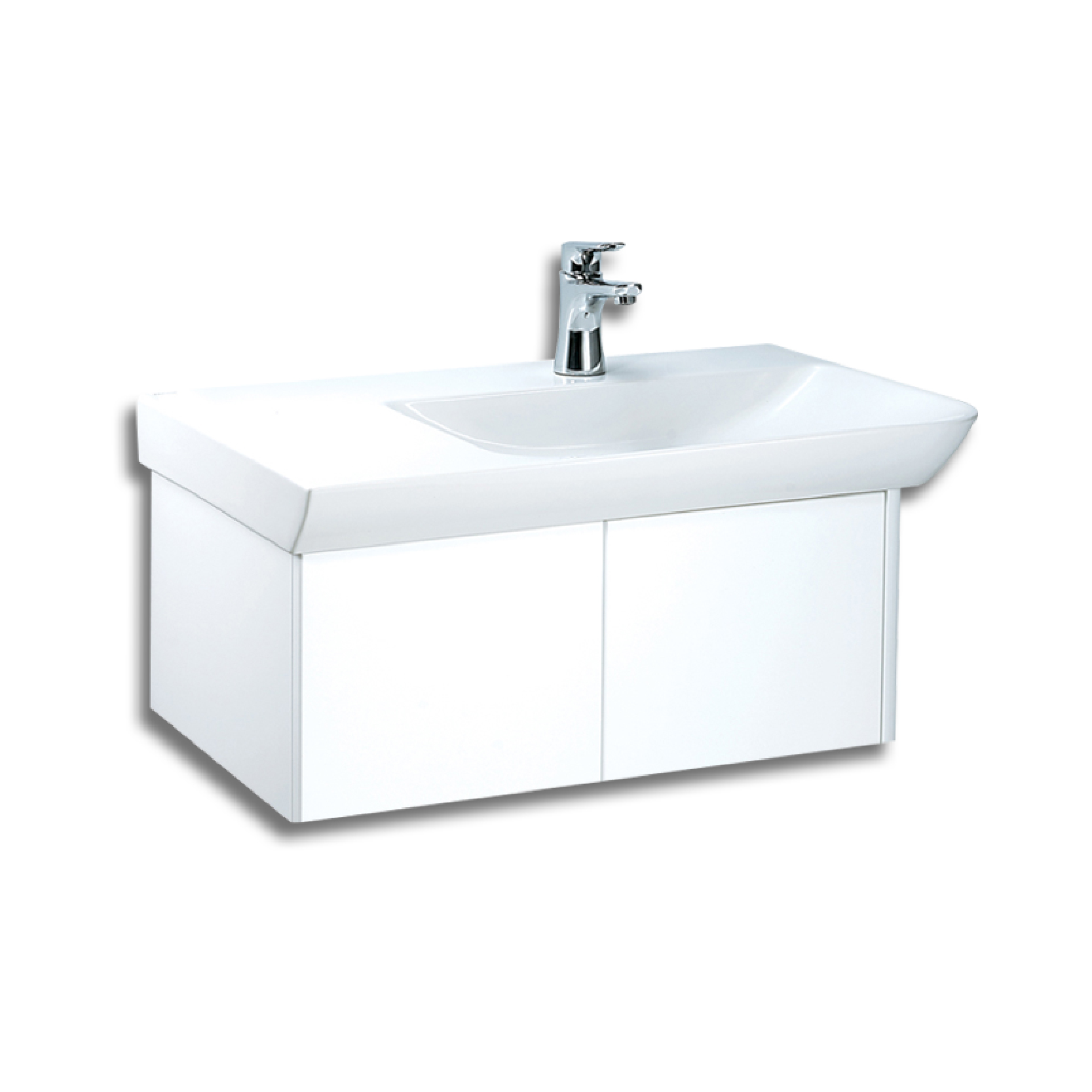 LAVABO VÀ TỦ TREO CAESAR LF5374 + EH05374AV