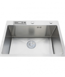 CHẬU INOX THỦ CÔNG 1 HỘC 6045B