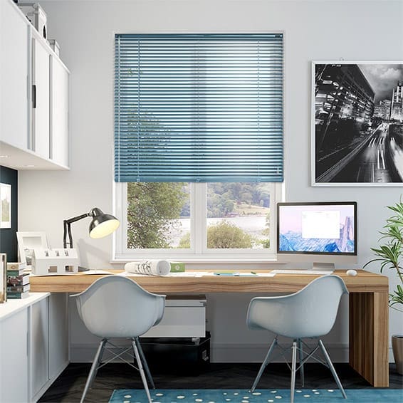 Rèm Nhôm Màu Xanh Mờ Star Blinds ST-62
