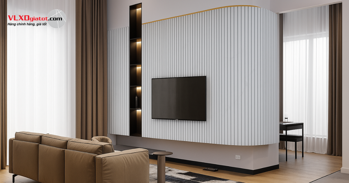 Tấm lam sóng ốp cột tròn