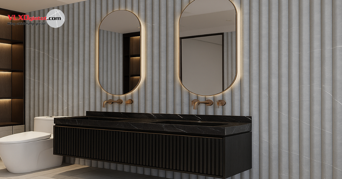 Tấm ốp lam sóng bán nguyệt 