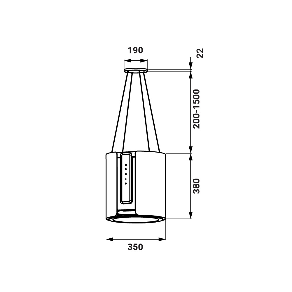 MÁY HÚT MÙI TREO DÂY ĐỘC LẬP KF - IS0935YL MÁY HÚT MÙI TREO DÂY ĐỘC LẬP KF - IS0935YL