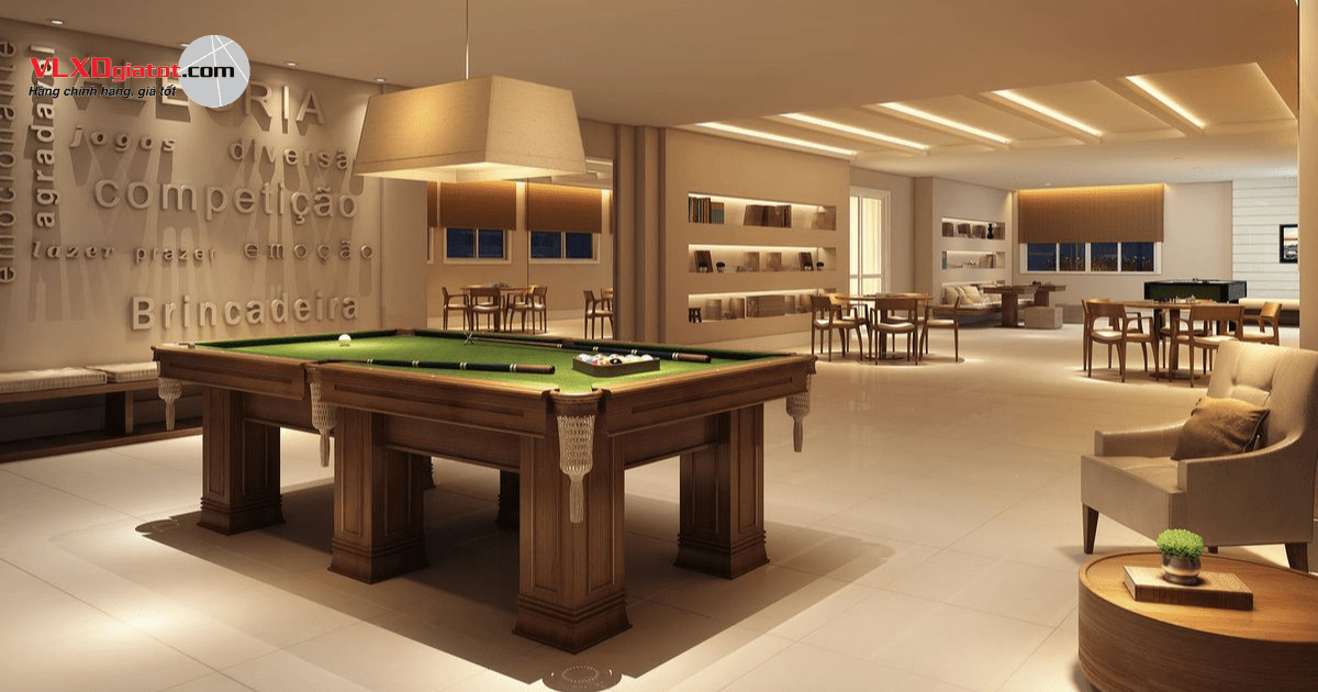 Vật Liệu Sàn Cho Phòng Bida