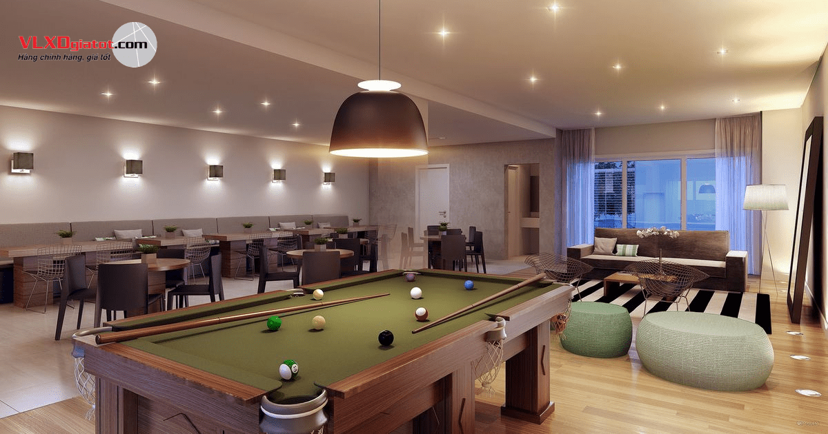 Vật Liệu Sàn Cho Phòng Bida