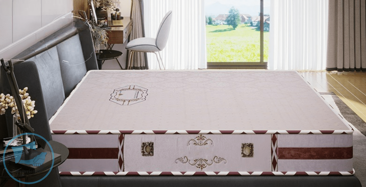 NỆM LÒ XO TÚI LÓT CAO SU KIM CƯƠNG – GOLD 2 VIỀN