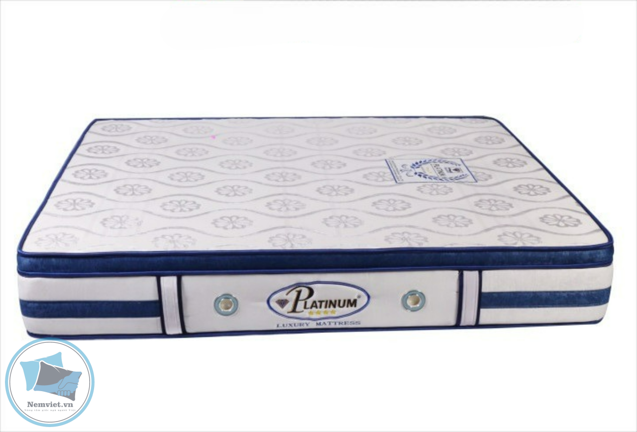 NỆM LÒ XO TÚI LÓT CAO SU KIM CƯƠNG – PLATINUM