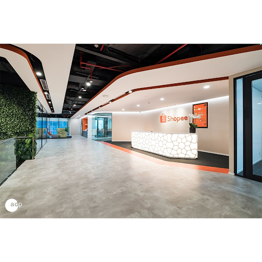 Sàn LVT tại văn phòng Shopee Hà Nội do VLXDgiatot thực hiện